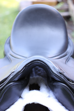 Load image into Gallery viewer, Pegasus Grippy Black Dressage Saddle- Demo on sale Only $3995.00