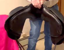 Load image into Gallery viewer, 17 1/2” Pegasus Middleweight demo event saddle (#003)