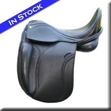 Load image into Gallery viewer, Pegasus Grippy Black Dressage Saddle- Demo on sale Only $3995.00